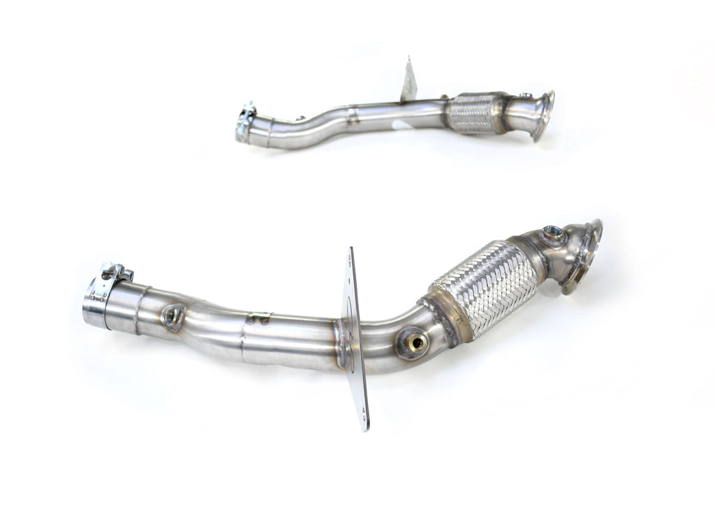 QuickSilver Ferrari 488 Catalyst Replacement Pipes 2015-2020