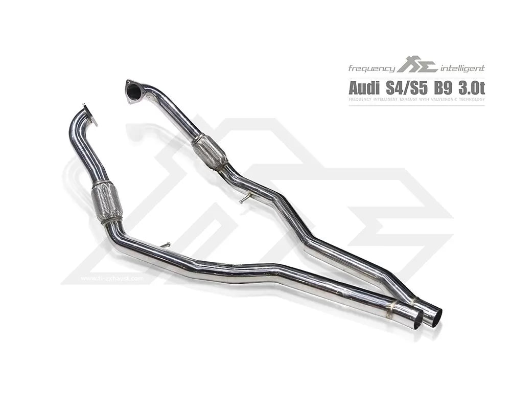 Fi Exhaust FI Exhaust Ultra High Flow Race DownPipe Audi S5 B9 (Non Sport Diff Vehicles Only)