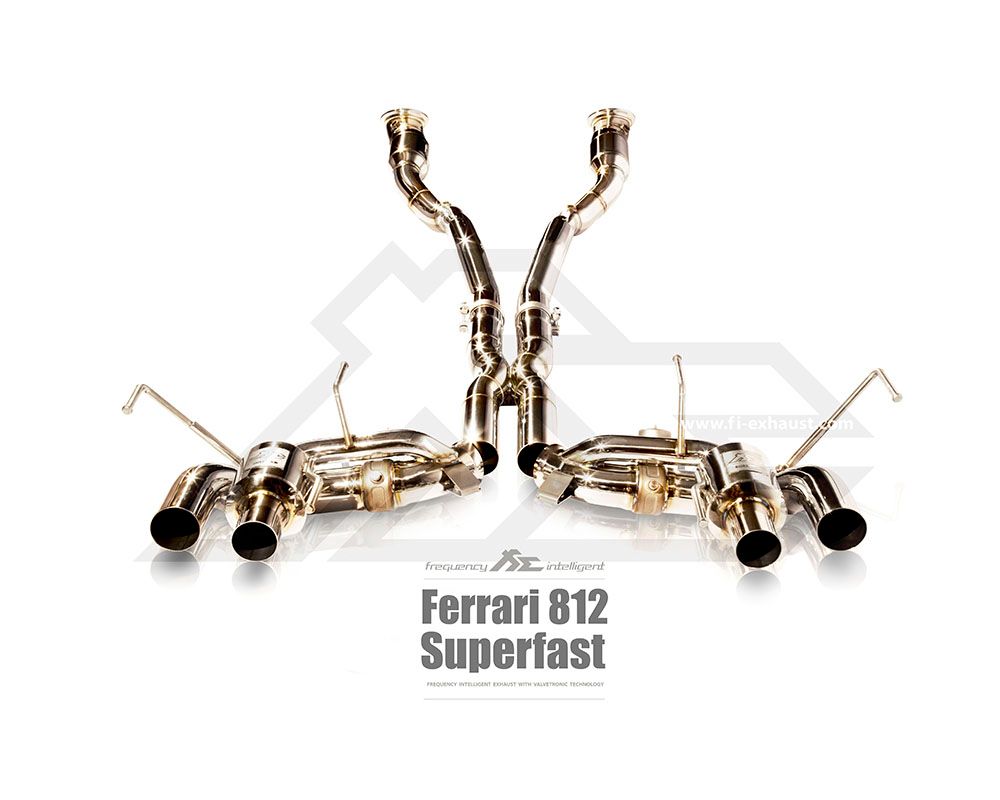 FI Exhaust Sport 200 Cell Downpipe OPF Ferrari 812 Superfast GTS 2018-2023