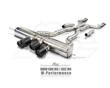 Load image into Gallery viewer, FI Exhaust Quad Tips with Carbon Fiber BMW M3 G80 | M4 G82 2021+
