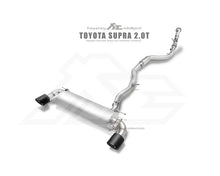 Load image into Gallery viewer, FI Exhaust Valvetronic Catback Exhaust System with Dual Silver Tips (No Remote) Toyota Supra MK5 A90 2.0T B48 2019+