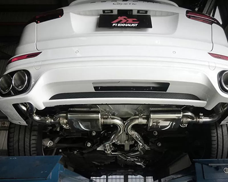Fi Exhaust Mid X-Pipe & Valvetronic Muffler, Quad Tips, Remote Control System Porsche 958.2 Cayenne S | GTS 3.6T | 2014 - 2017