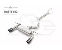 Load image into Gallery viewer, FI Exhaust Dual Tips in Matte Black Audi TT 45 TFSI Quattro MK3 8S 2014+