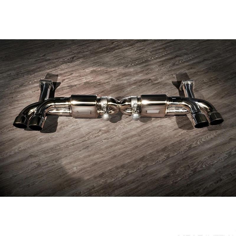 Valvetronic Exhaust System for Porsche 991.1/991.2 Turbo | OEM Tips Compatible Version | 2013-2019
