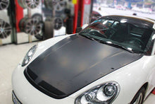 Load image into Gallery viewer, 2005-2012 Porsche 987 Cayman/Boxster and 997 Carrera TA Style Hood - Carbonado
