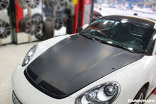 Load image into Gallery viewer, 2005-2012 Porsche 987 Cayman/Boxster and 997 Carrera TA Style Hood - Carbonado