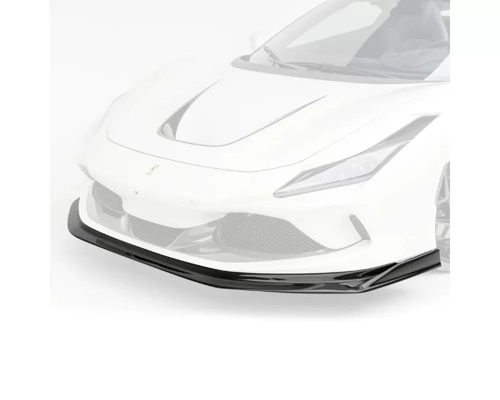 Vorsteiner Furioso Glossy Carbon Fiber PP 1x1 Front Spoiler Ferrari F8 2019-2023