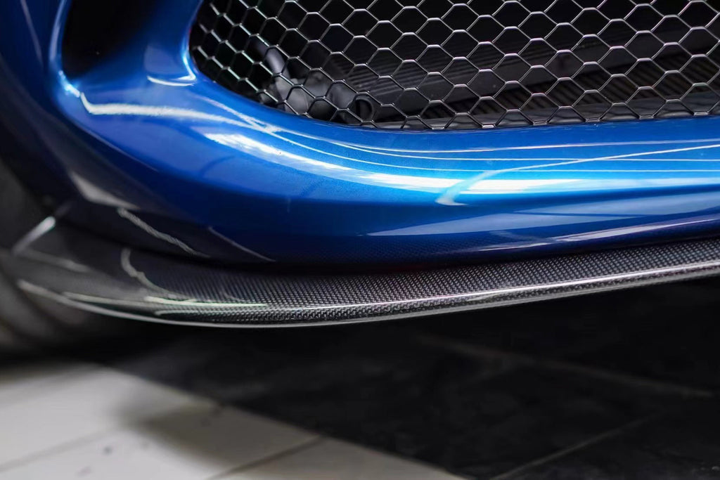 DarwinPRO 2022-2025 Ferrari 296 GTB & GTS Type F171 OE Style Carbon Fiber Front Bumper Lip Splitter