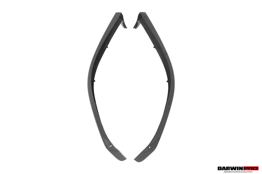 DarwinPRO 2022-2025 Ferrari 296 GTB & GTS Type F171 OE Style Carbon Fiber Front Bumper Lip Splitter