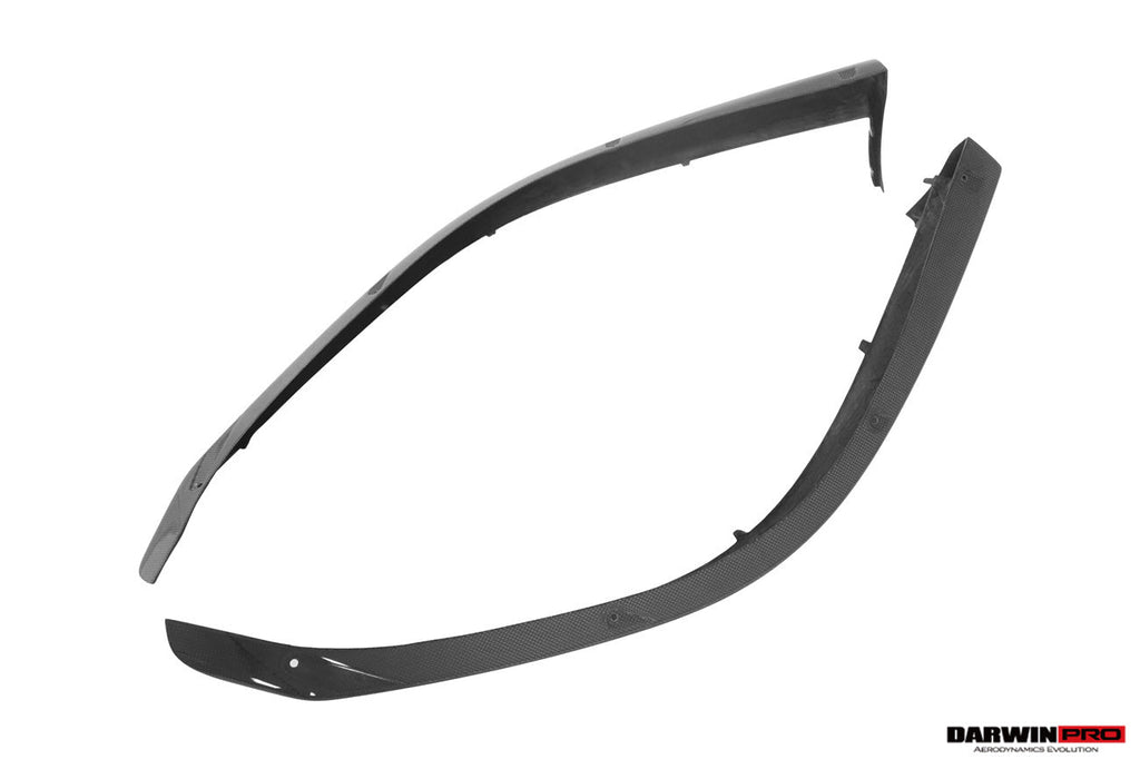 DarwinPRO 2022-2025 Ferrari 296 GTB & GTS Type F171 OE Style Carbon Fiber Front Bumper Lip Splitter