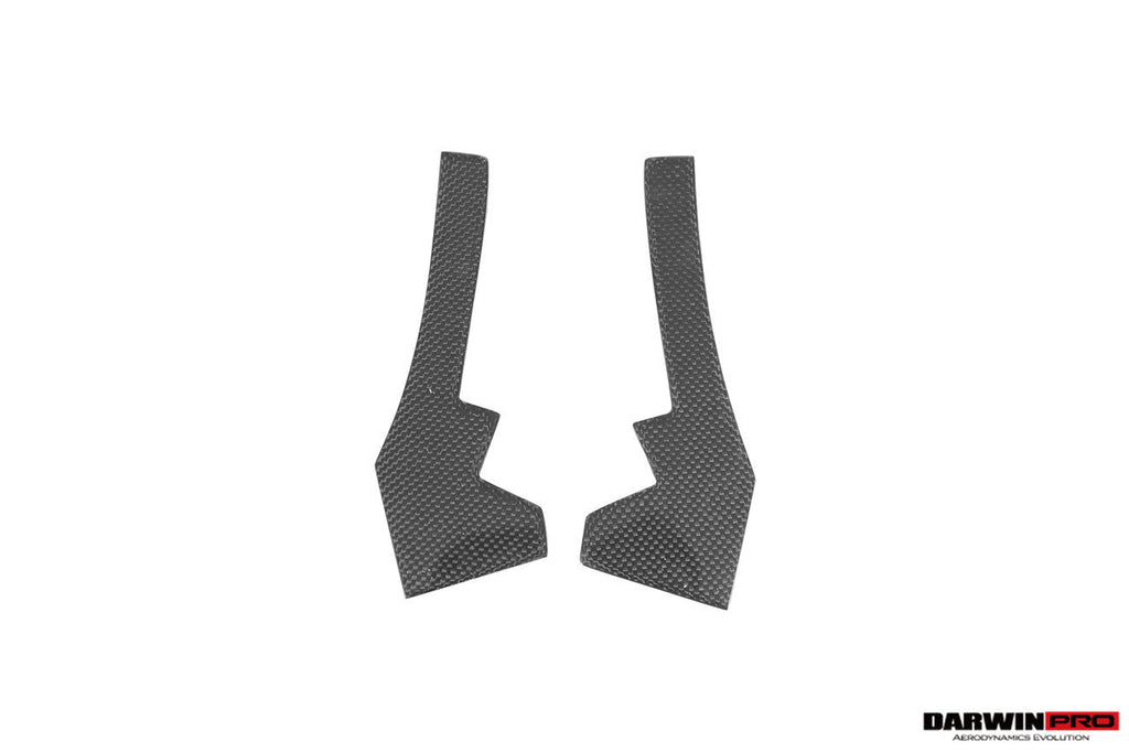 DarwinPRO 2022-2025 Ferrari 296 GTB & GTS Type F171 iMP Style Carbon Fiber Front Bumper Lip Splitter