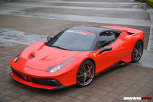 Load image into Gallery viewer, DarwinPRO 2010-2015 Ferrari 458 Coupe  Spider BKSS Style Carbon Fiber Hood and Partial Carbon Fiber Front bumper - DarwinPRO Aerodynamics