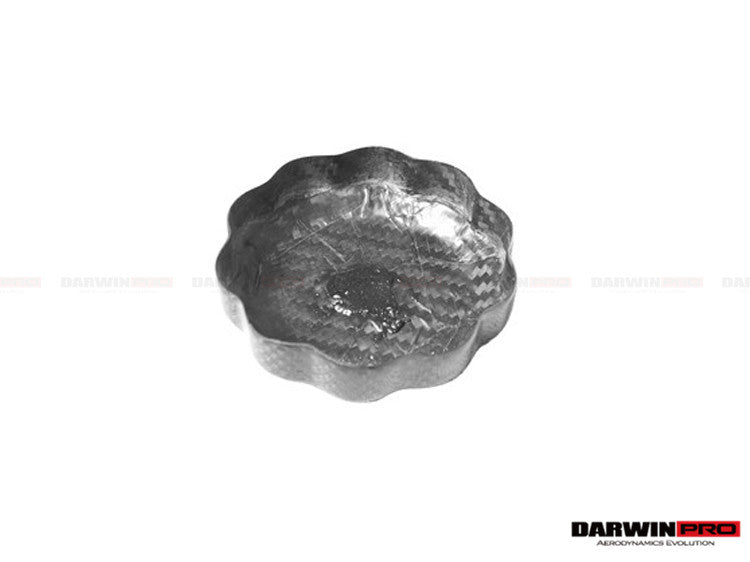 2010-2023 Ferrari (ALL MODELS) Dry Carbon Fiber Oil Cap cover - DarwinPRO Aerodynamics