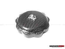 Load image into Gallery viewer, 2010-2023 Ferrari (ALL MODELS) Dry Carbon Fiber Oil Cap cover - DarwinPRO Aerodynamics