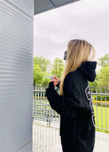 Load image into Gallery viewer, GRKC X DARWINPRO DG OVERSIZED HOODY- BLACK