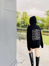 Load image into Gallery viewer, GRKC X DARWINPRO DG OVERSIZED HOODY- BLACK