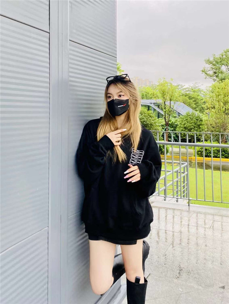 GRKC X DARWINPRO DG OVERSIZED HOODY- BLACK