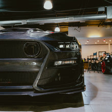 Load image into Gallery viewer, PRE-ORDER 2018-2023 Ford Mustang GT500/Mach1 Combo Double Sided Full Carbon Fiber Track Package Front Bumper Conversion