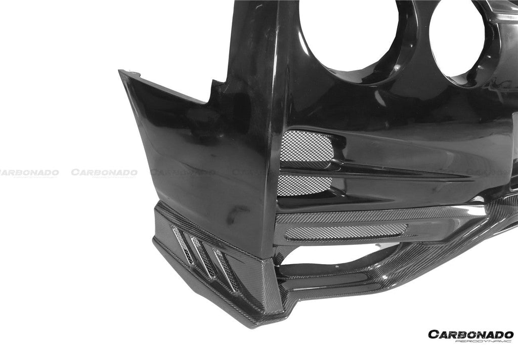 2008-2022 Nissan GTR R35 CBA/DBA/EBA TS Style Rear Bumper With Diffuser - Carbonado Aero