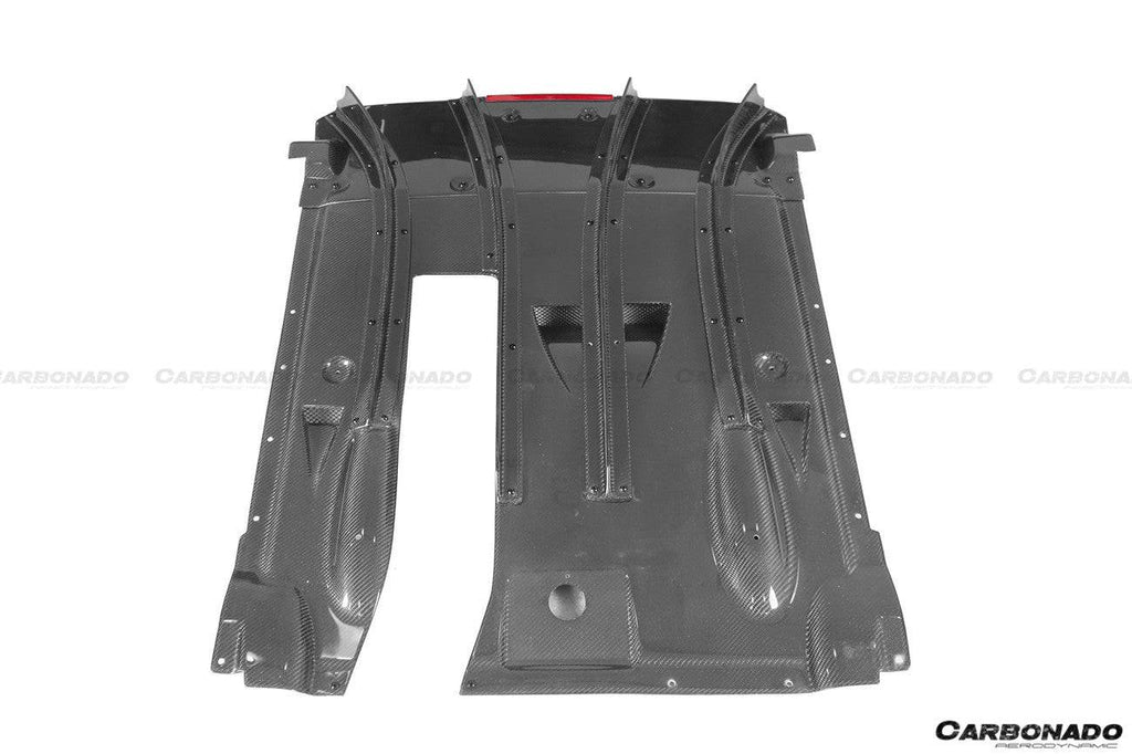 2008-2022 Nissan GTR R35 CBA/DBA/EBA TS Style Rear Bumper With Diffuser - Carbonado Aero