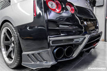 Load image into Gallery viewer, 2008-2022 Nissan GTR R35 CBA/DBA/EBA TS Style Rear Bumper With Diffuser - Carbonado Aero