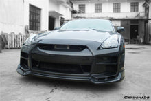 Load image into Gallery viewer, 2008-2016 Nissan GTR R35 CBA/DBA BSE Style Front Bumper w/LED - Carbonado