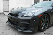 Load image into Gallery viewer, 2008-2016 Nissan GTR R35 CBA/DBA BSE Style Front Bumper w/LED - Carbonado Aero