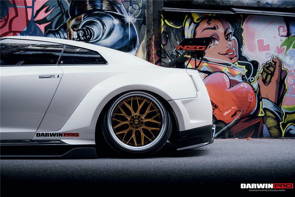 DarwinPRO 2008-2022 Nissan GTR R35 CBA & DBA & EBA BKSSII Style Partial Carbon Fiber Full Wide Body Kit