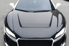 Load image into Gallery viewer, 2006-2015 Audi R8 Coupe &amp; Spyder P Style Carbon Fiber Hood - Carbonado