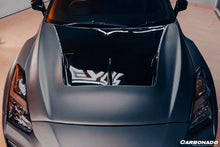 Load image into Gallery viewer, 2009-2016 Nissan GTR R35 CBA/DBA LII Style Carbon Fiber Hood - Carbonado Aero