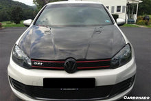 Load image into Gallery viewer, 2010-2013 Volkswagen Golf 6 R20 GTI Rz Style Hood - Carbonado Aero