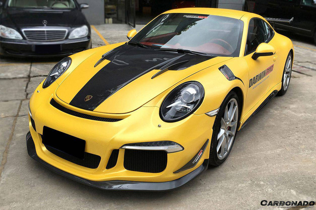 2012-2015 Porsche 911 991-1 Carrera/Targa S/4/4S MG Style Carbon Fiber Hood - Carbonado Aero