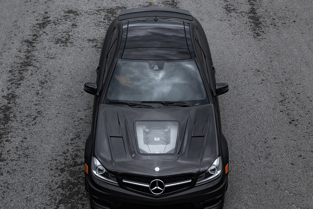 DarwinPro 2012-2014 Mercedes Benz W204 C63 AMG IMP Performance Hood - DarwinPRO Aerodynamics