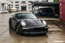 Load image into Gallery viewer, 2012-2015 Porsche 991.1 Carrera/Targa S/4/4s GT2RS Style Carbon Fiber Hood - Carbonado Aero