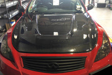 Load image into Gallery viewer, 2008-2015 Infiniti G37S Coupe BS Style Hood - Carbonado