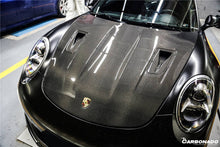 Load image into Gallery viewer, 2012-2015 Porsche 991.1 Carrera/Targa S/4/4s GT2RS Style Carbon Fiber Hood - Carbonado Aero