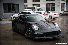 Load image into Gallery viewer, 2012-2015 Porsche 991.1 Carrera/Targa S/4/4s GT2RS Style Carbon Fiber Hood - Carbonado Aero