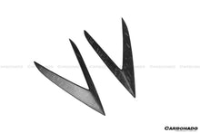 Load image into Gallery viewer, 2015-2020 Lamborghini Huracan LP610 RZS Style Carbon Fiber Side Skirts Vent Canards - Carbonado Aero