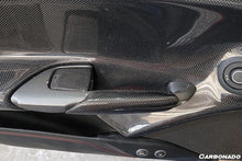 Load image into Gallery viewer, 2015-2020 Ferrari 488 GTB Spyder OE Style Carbon Fiber Door Handle Interior - Carbonado Aero