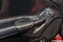 Load image into Gallery viewer, 2015-2020 Ferrari 488 GTB Spyder OE Style Carbon Fiber Door Handle Interior - Carbonado Aero
