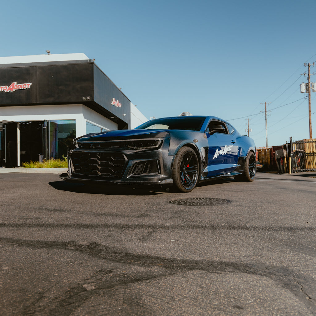 2017-2025 Chevy Camaro ZL1 OEM Gloss Carbon Fiber Fenders