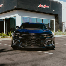 Load image into Gallery viewer, 2017-2025 Chevy Camaro ZL1 Black Panther 1PC Full Gloss Carbon Fiber Track Package Front Bumper Conversion
