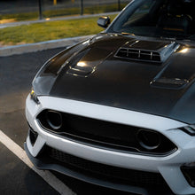 Load image into Gallery viewer, 2021-2022  Ford Mustang MACH 1 Double Sided Type-OE Carbon Fiber Hood