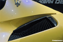 Load image into Gallery viewer, 2020-2024 Maserati MC20 NVT Style Dry Carbon Fiber Quarter Panel Side Vent Scoops - Carbonado Aero