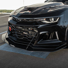 Load image into Gallery viewer, 2017-2025 Chevy Camaro ZL1 Carbon Fiber Extension Splitter with Rods