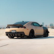 Load image into Gallery viewer, 2014-2015 Chevy Camaro Evo Style Shark Fins Rear Diffuser Quad/Single Tips
