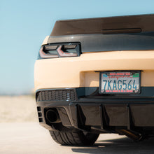 Load image into Gallery viewer, 2014-2015 Chevy Camaro Evo Style Shark Fins Rear Diffuser Quad/Single Tips