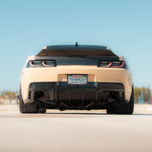 Load image into Gallery viewer, 2014-2015 Chevy Camaro Evo Style Shark Fins Rear Diffuser Quad/Single Tips