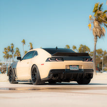 Load image into Gallery viewer, 2014-2015 Chevy Camaro Evo Style Shark Fins Rear Diffuser Quad/Single Tips