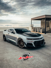 Load image into Gallery viewer, 2016-2018 Chevy Camaro ZL1 1LE Track Package Front Bumper Conversion 11pcs Full Kit Flat BLK